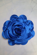 Broșă cu floare albastra Brosa floare mare  Brosa trandafir mare Brosa trandafir 