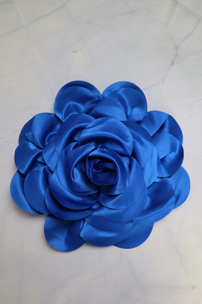 Broșă cu floare albastra Brosa floare mare  Brosa trandafir mare Brosa trandafir 
